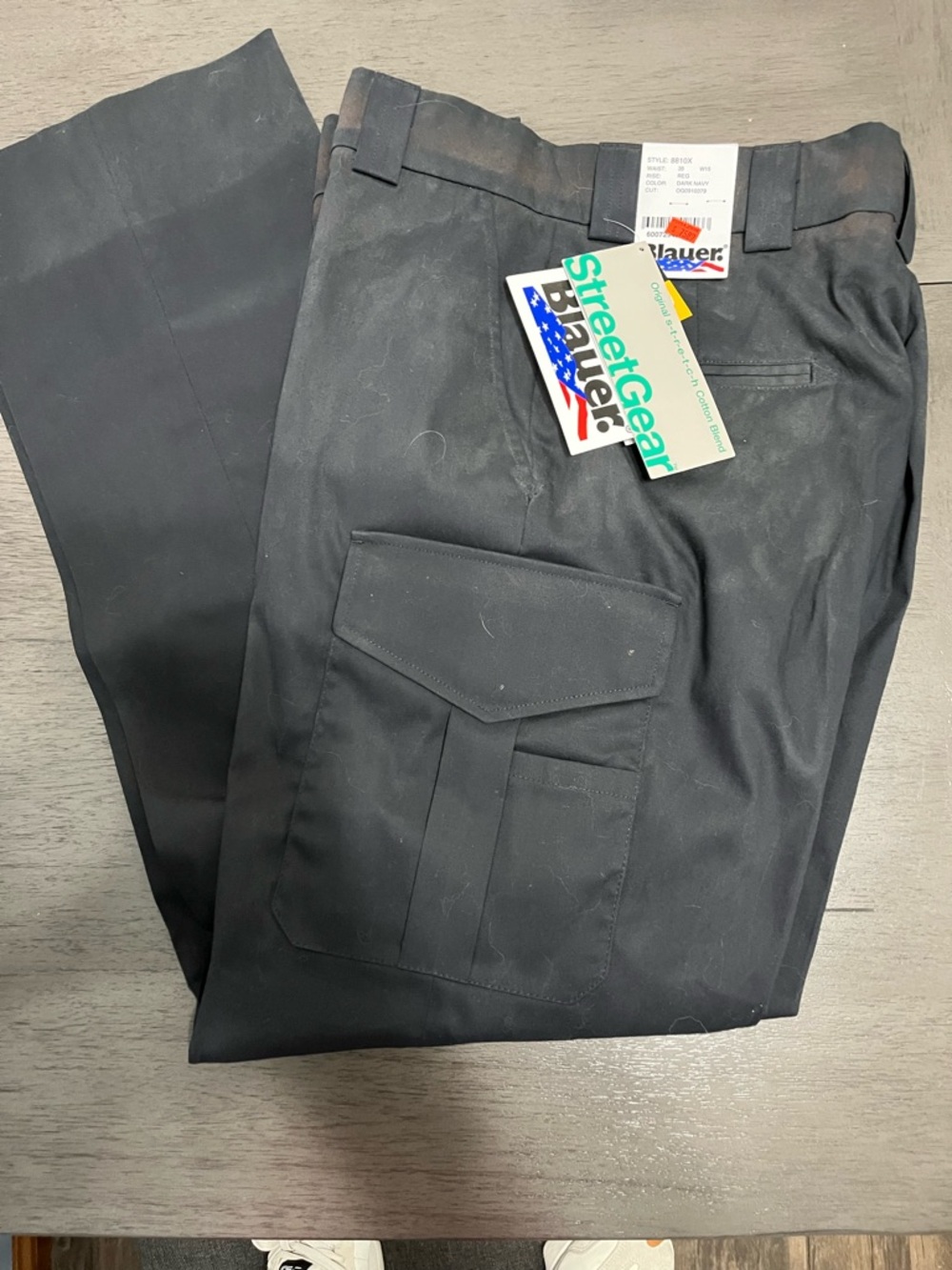 Blauer Tactical Cargo Pants 35x36 Dark Navy NWT Style 8810X Work Utility